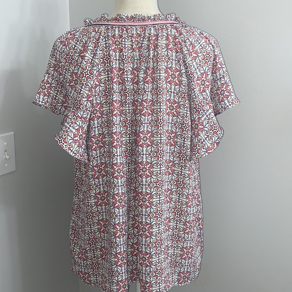 Max Studio Flutter Sleeve Blouse - Picture 6 of 9